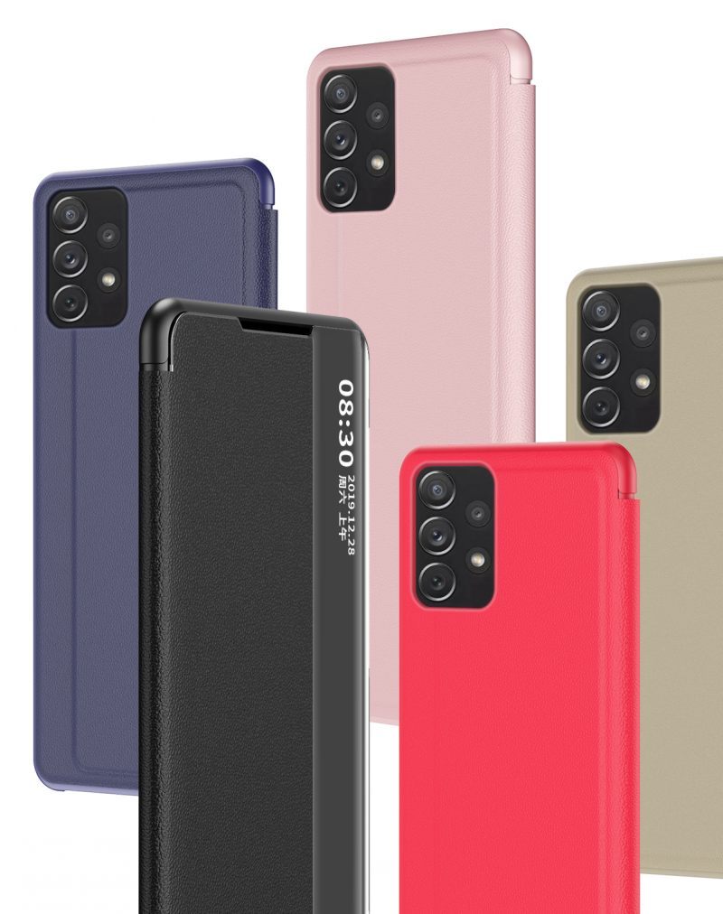 Smart Case For Samsung Galaxy A32 5G Cover Flip Leather Shockproof Window View Smart Case For Samsung Galaxy A32 5G Cover Flip Leather Shockproof Window View